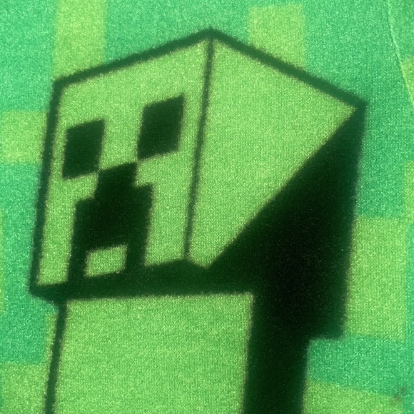 Minecraft flannel onesie - Picture 3 of 7